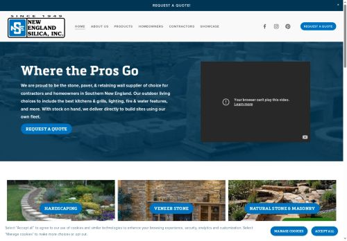 newenglandsilica.net capture - 2025-07-20 21:52:36