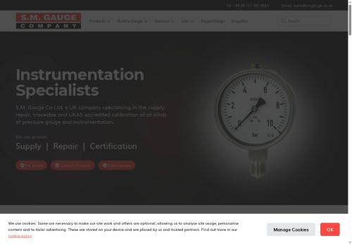 smgaugecompany.net capture - 2025-07-20 22:03:40