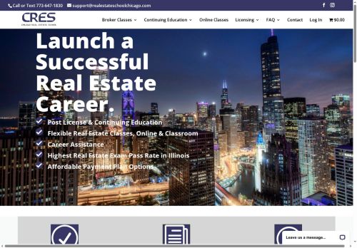 chicagorealestateschool.net capture - 2025-07-20 23:15:05