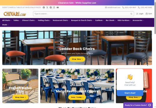 chiavarichaircompany.net capture - 2025-07-20 23:22:31