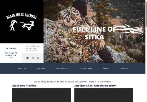 blackhillsarchery.net capture - 2025-07-21 00:09:05