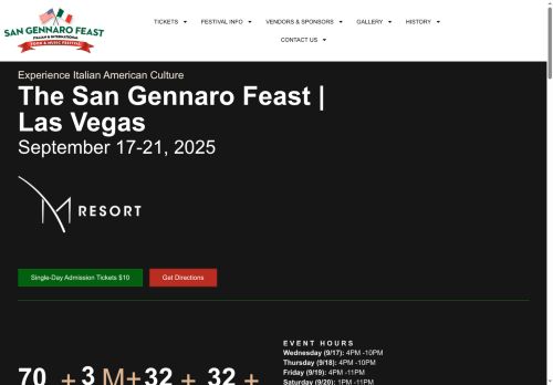 sangennarofeast.net capture - 2025-07-21 01:38:41