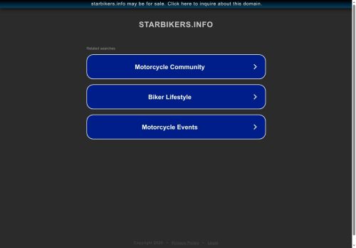 starbikers.info capture - 2025-07-21 04:05:03