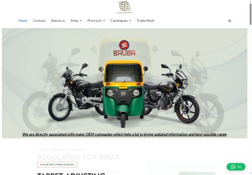 shubhexports.info capture - 2025-07-21 05:32:00