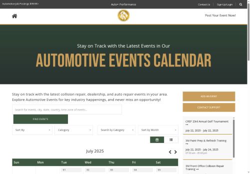 automotiveevents.info capture - 2025-07-21 05:36:30