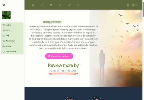 hom3ostasis.info capture - 2025-07-21 06:02:22