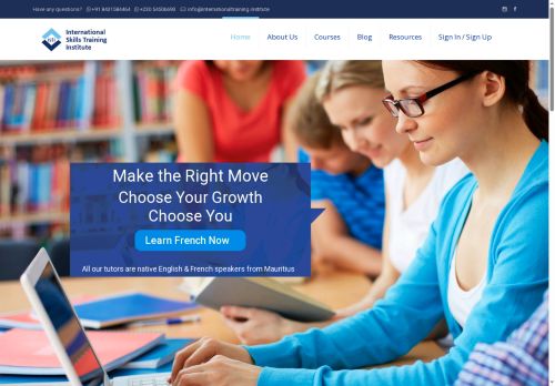 internationaltraining.institute capture - 2025-07-21 06:25:06