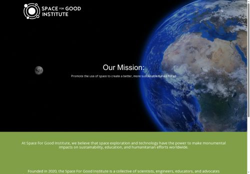 spaceforgood.institute capture - 2025-07-21 06:25:06