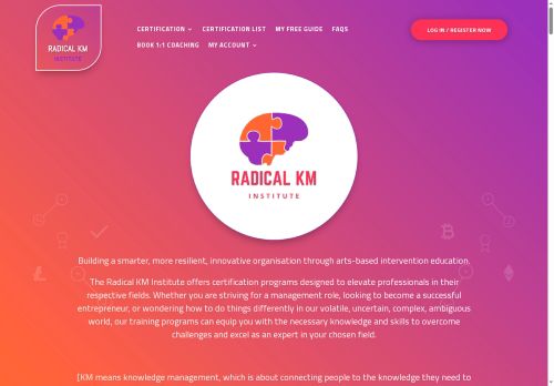 radicalkm.institute capture - 2025-07-21 06:29:08