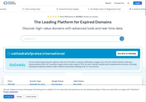 cathedralofpraise.international capture - 2025-07-21 06:42:28