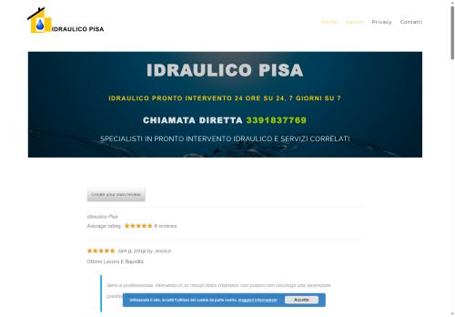 idraulicopisa.it capture - 2025-07-21 07:10:11