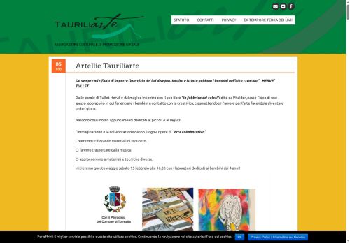 tauriliarte.it capture - 2025-07-21 07:14:07