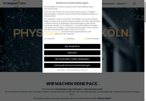 physiotherapeuten.koeln capture - 2025-07-21 08:17:19