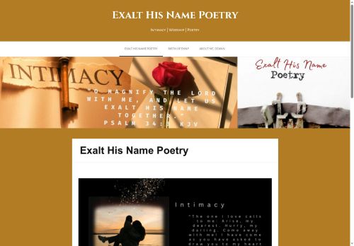 exalthisnamepoetry.life capture - 2025-07-21 10:13:13