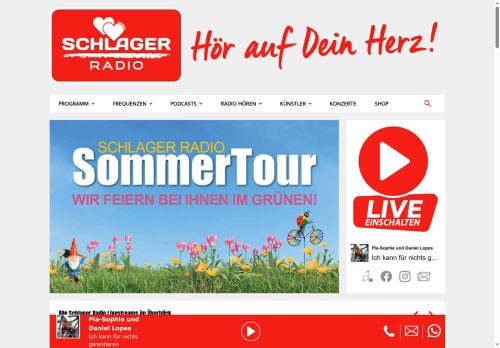 schlagerradio.live capture - 2025-07-21 12:27:25