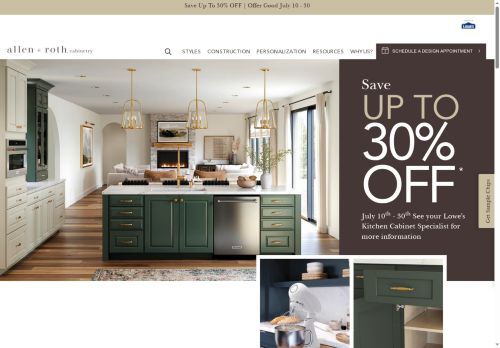 allenandrothcabinetry.mobi capture - 2025-07-21 17:08:21