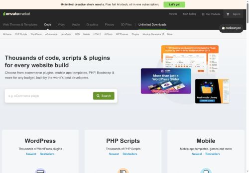 wwwcodecanyon.net capture - 2025-07-21 20:15:28