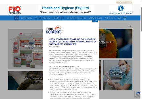 healthandhygiene.net capture - 2025-07-21 20:46:14