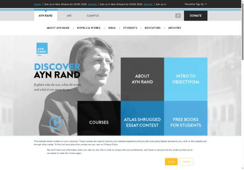 aynrandbiography.net capture - 2025-07-21 20:50:21