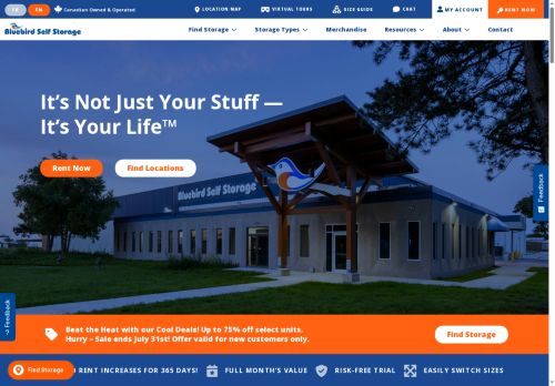 Bluebird Self Storage capture - 2025-07-22 00:33:00
