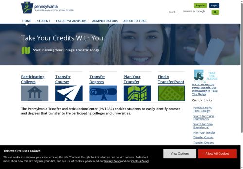 Pennsylvania Transfer and Articulation Center capture - 2025-07-22 00:54:03