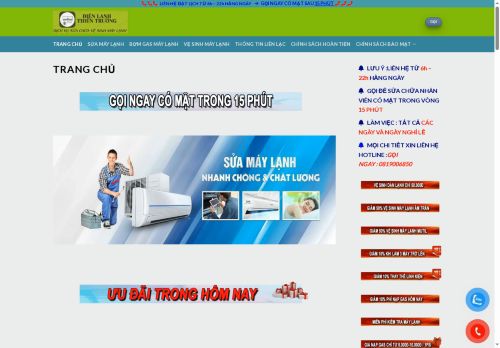 dienlanhthientruong.shop capture - 2025-07-22 01:13:17