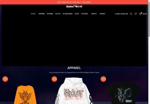 slipknotmerchs.shop capture - 2025-07-22 02:00:18