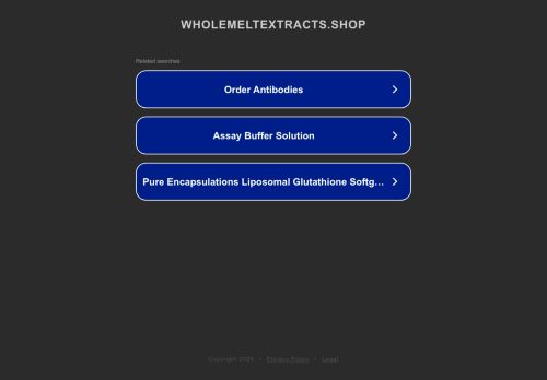 wholemeltextracts.shop capture - 2025-07-22 19:20:54