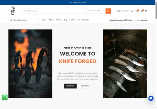 knifeforged.shop capture - 2025-07-22 20:35:31