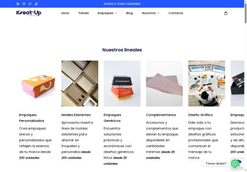 empaqueskreatup.com capture - 2025-07-23 03:10:10