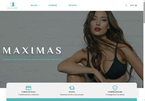 lenceriamaximas.com capture - 2025-07-23 04:52:52