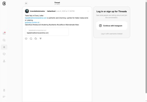 lapiadinadinonnacarolina.com capture - 2025-07-23 06:59:38