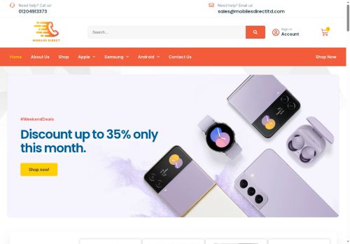 mobilesdirectltd.com capture - 2025-07-23 08:45:04