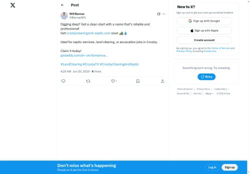 crosbyclearingand-septic.com capture - 2025-07-23 11:45:04