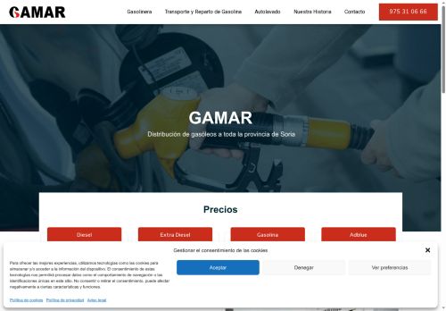 gasoleosgamar.com capture - 2025-07-23 12:52:15