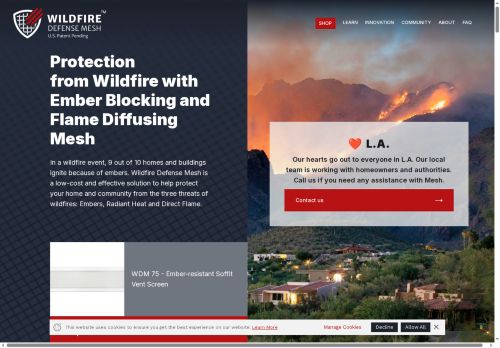 wildfiredefensemesh.com capture - 2025-07-23 13:27:13