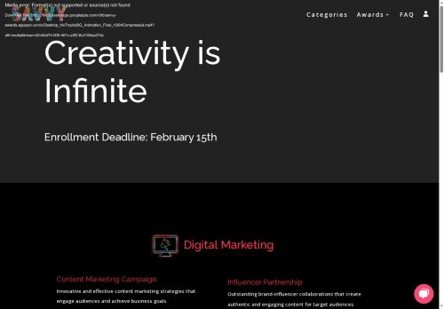 savvycreativeawards.com capture - 2025-07-23 15:10:29