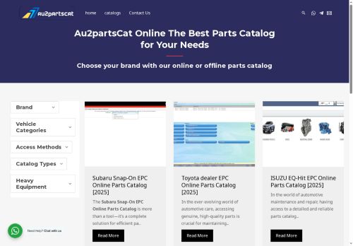 au2partscat.com capture - 2025-07-23 15:29:16