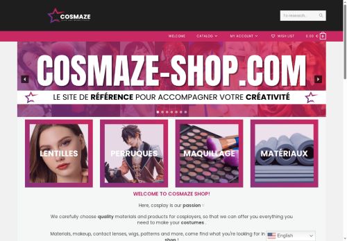 cosmaze-shop.com capture - 2025-07-23 18:22:55