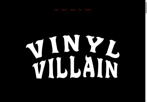 vinylvillainmusic.com capture - 2025-07-24 10:41:34