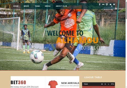 alhamdufootballclub.com capture - 2025-07-24 16:14:06