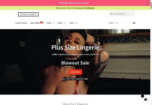 theplussizelingerie.com capture - 2025-07-24 17:24:45