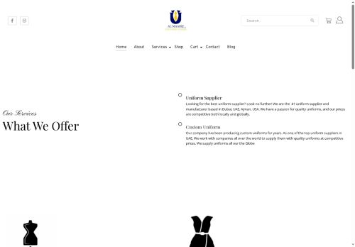 almaarifuniforms.com capture - 2025-07-24 17:39:49