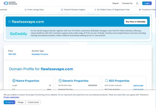 flawlssevape.com capture - 2025-07-24 23:15:19