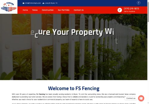 fsfencingtx.com capture - 2025-07-24 23:15:19