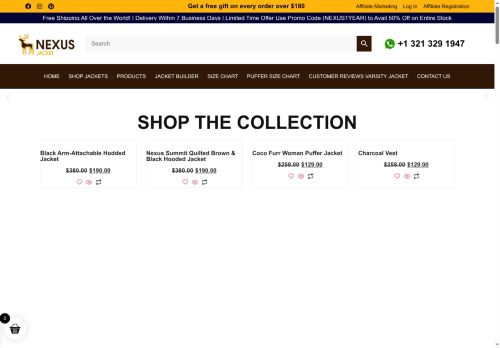 nexusjacket.com capture - 2025-07-25 04:38:38