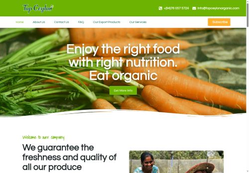topceylonorganic.com capture - 2025-07-25 06:13:20