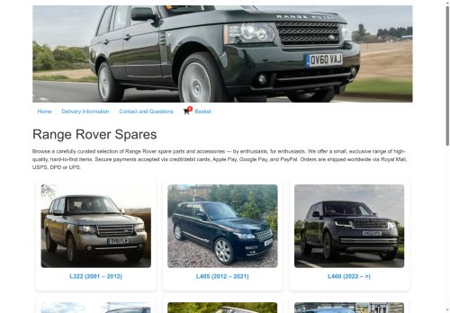 rangeyparts.com capture - 2025-07-25 08:47:49