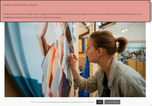 eastlondonartsociety.com capture - 2025-07-25 16:45:55