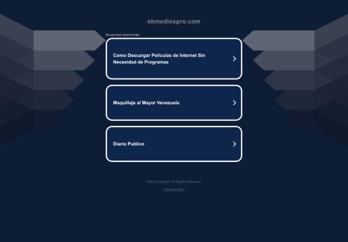 ekmediospro.com capture - 2025-07-25 17:43:22